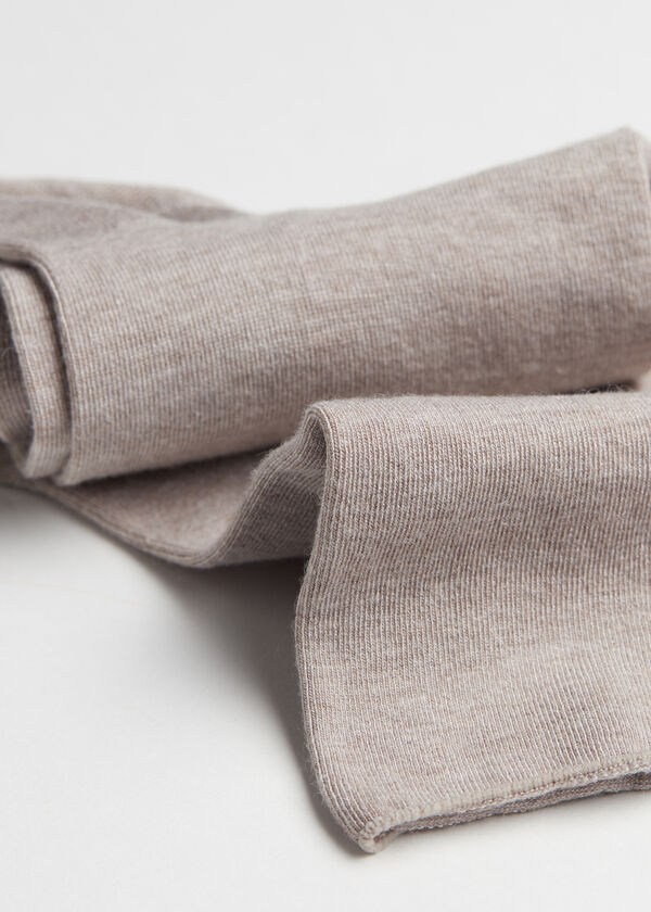 Kurze Socken mit Cashmere