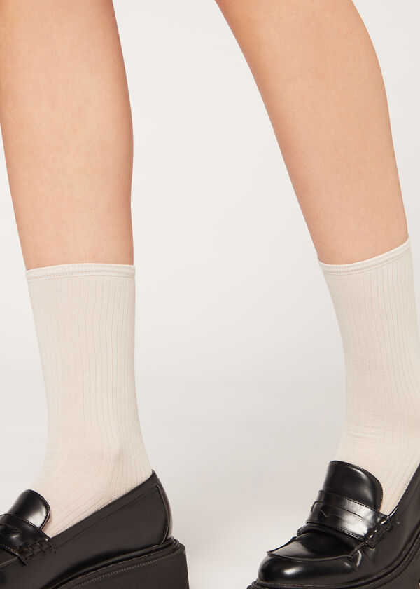 Ribbed Short Socks