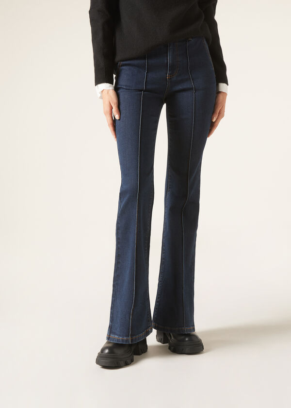 Flared Central Seam Jeans