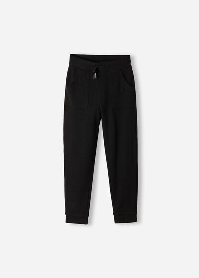 Cashmere Blend Stretch Joggers