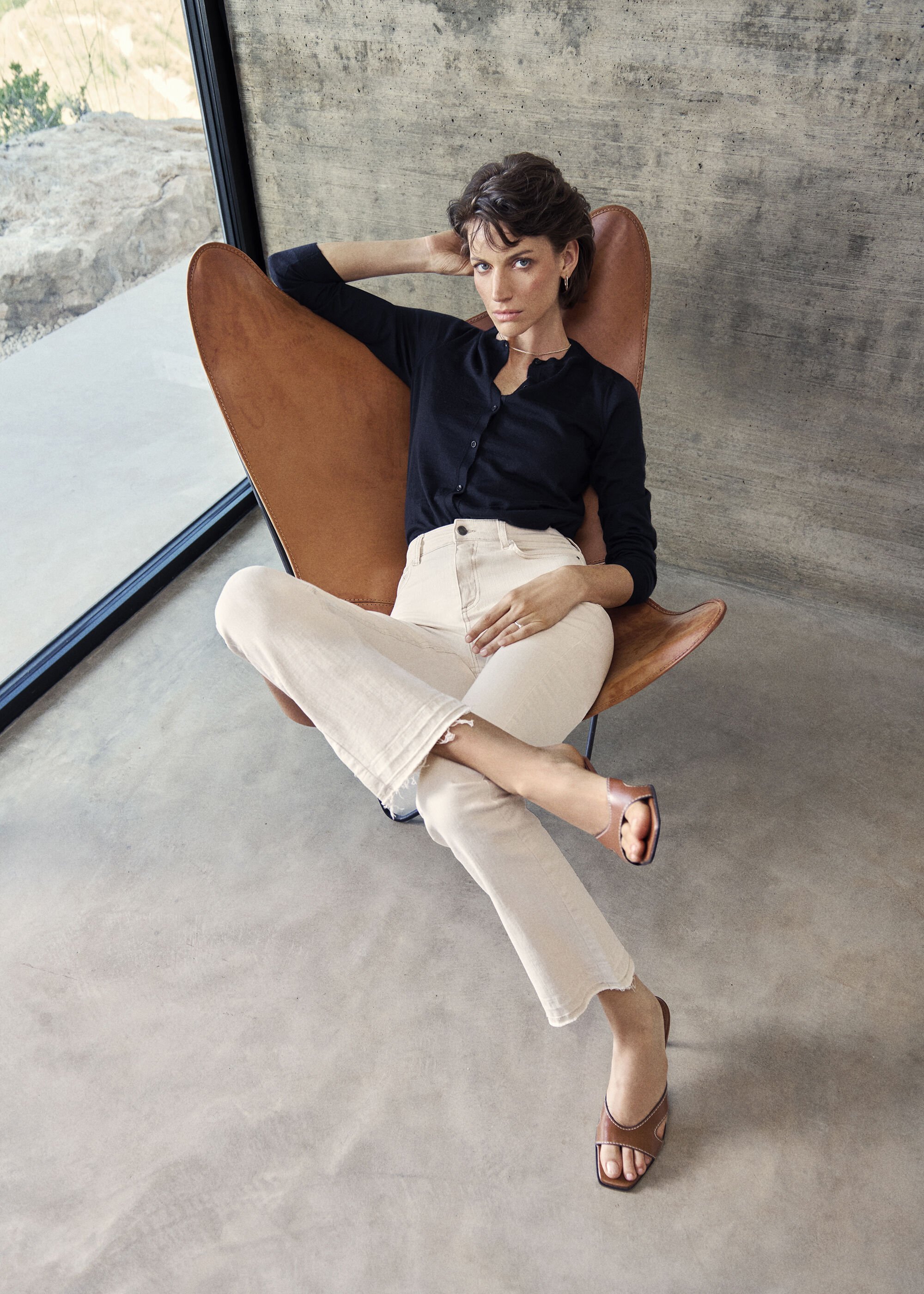 Jeans a Zampa Cropped