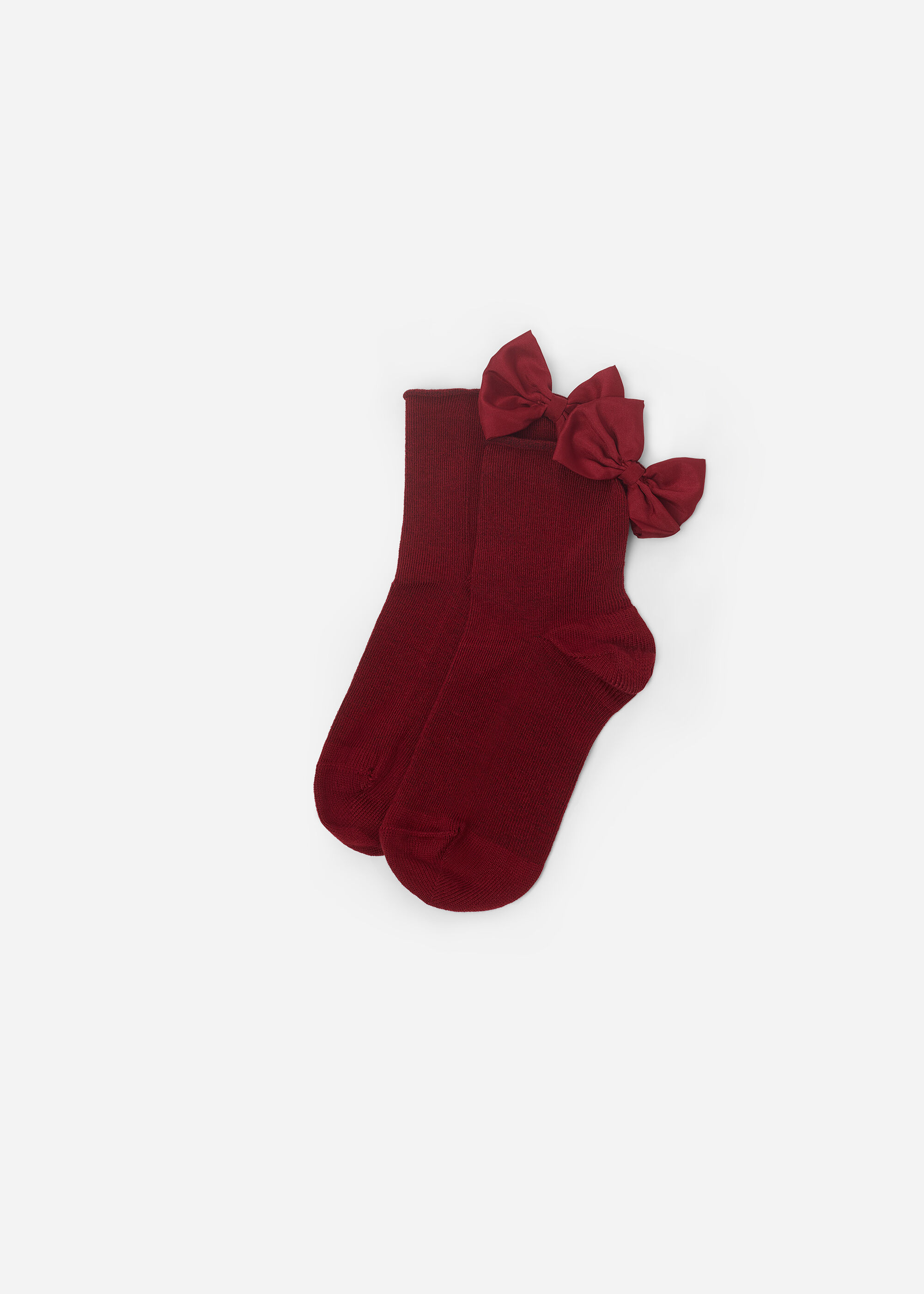Kurze Socken mit Schleife für Mädchen