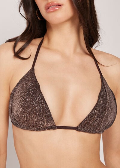 Triangolo Costume Brown Glitter