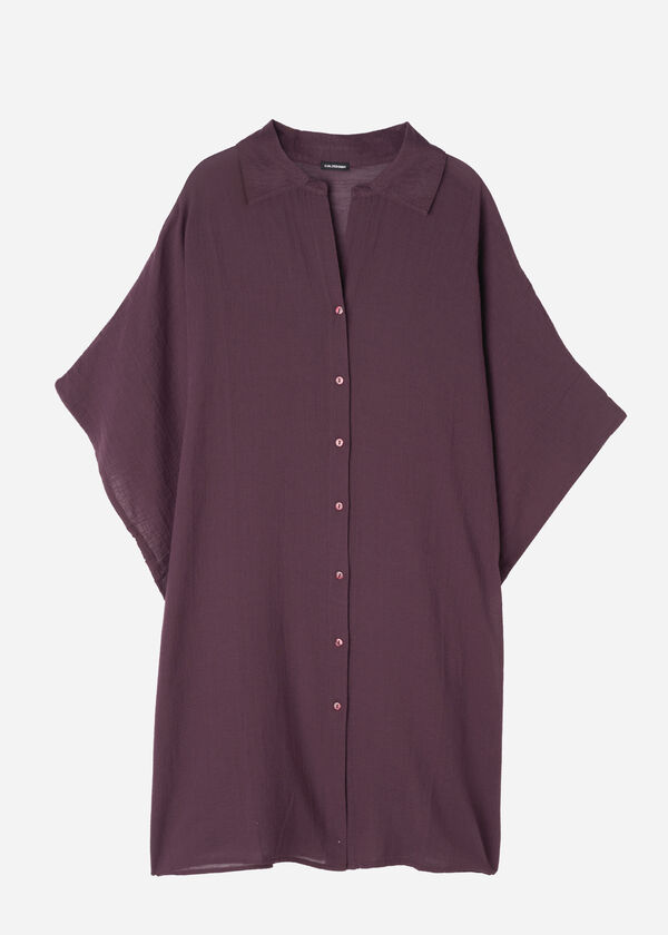 Kaftan i skjortmodell