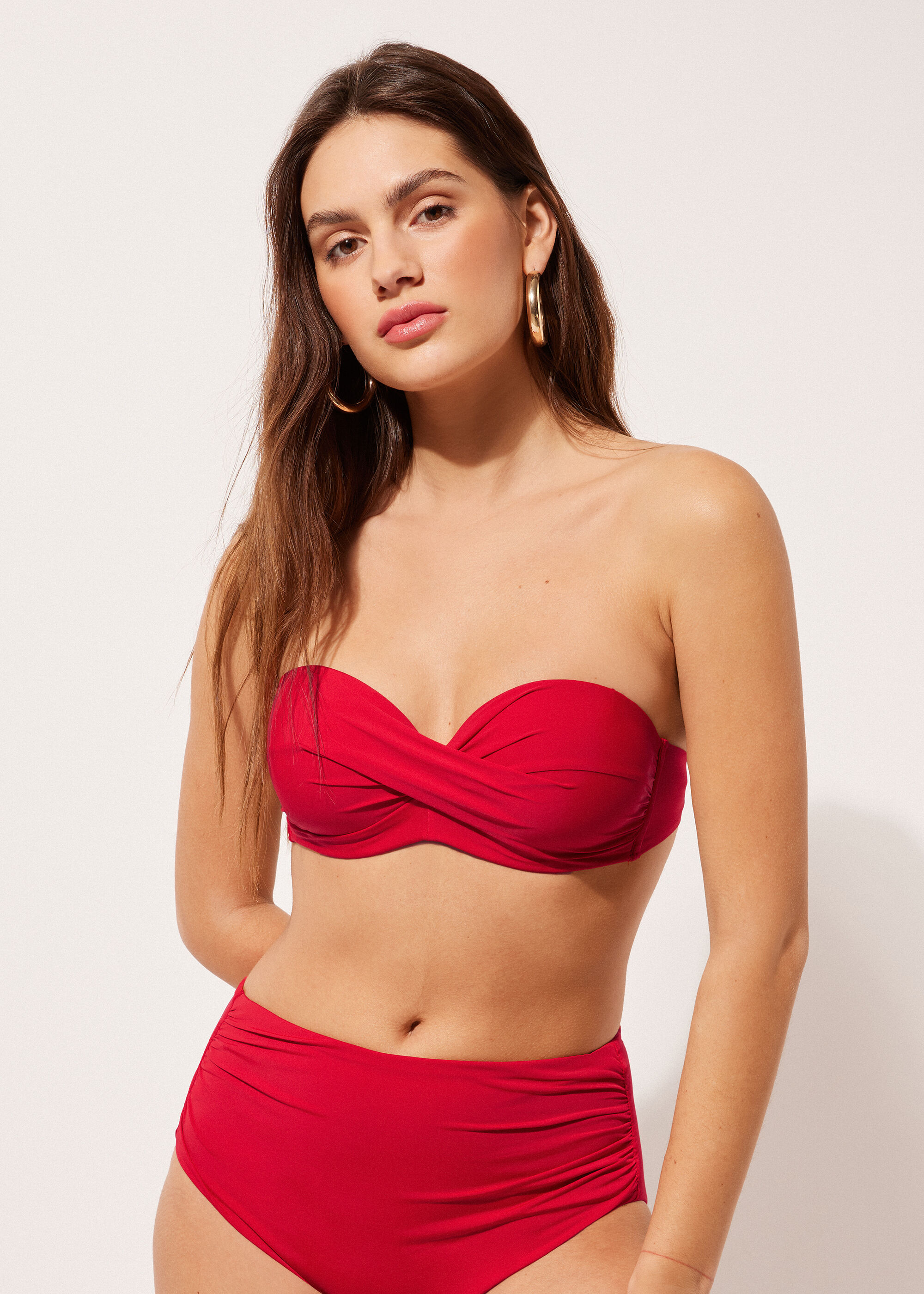 Lightly Padded Bandeau Bikini Top Indonesia