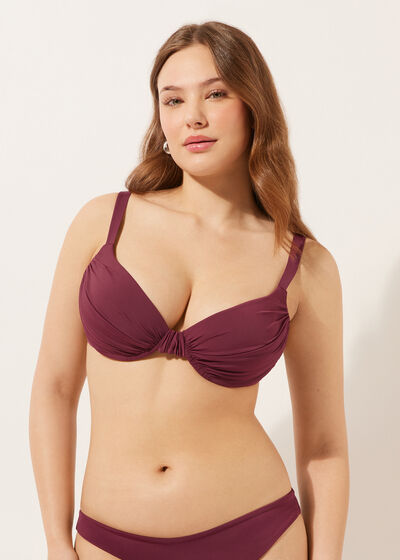 Top de Biquíni Push-up Almofadado Indonesia