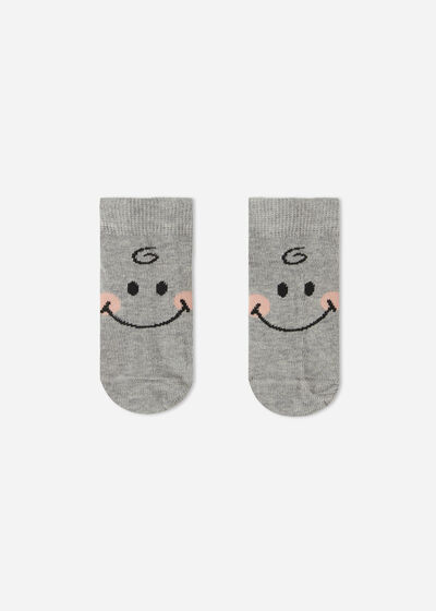 Novorodenecké členkové ponožky s motívom Smiley Baby®