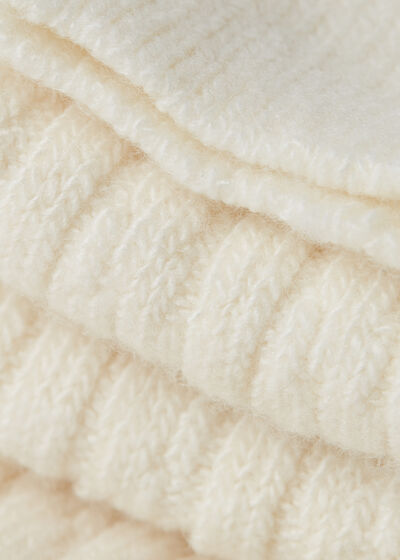 Cable-Knit Cashmere Over-the-Knee Socks