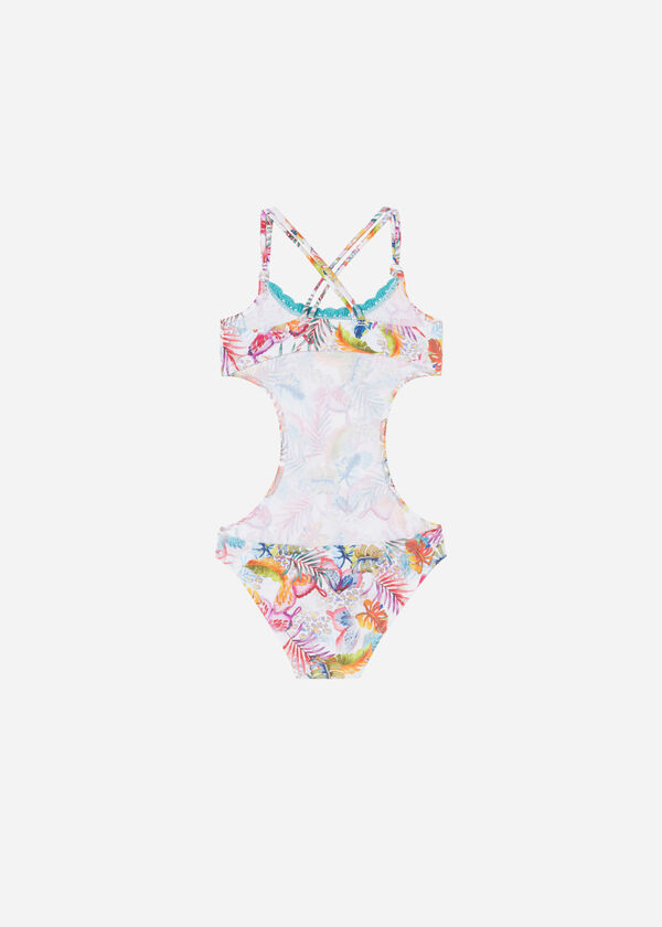 Swimsuit Girls’ Jungle Rainbow