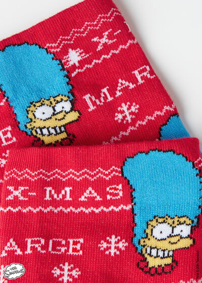 Calcetines Cortos The Simpsons Navidad Family