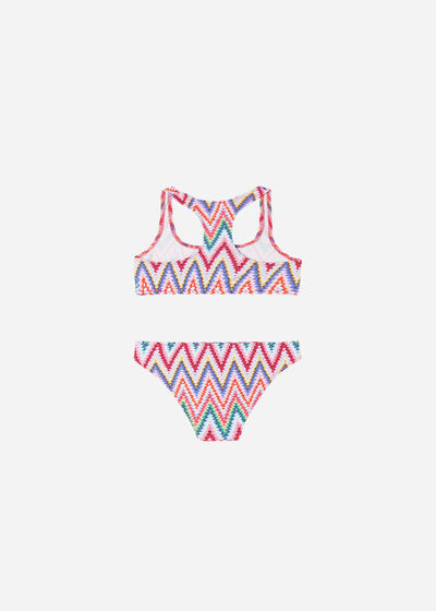 Bikini Girls’ Multicolor Chevron