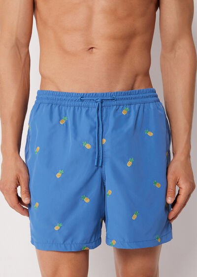 Men&rsquo;s Patterned Boxer Swim Shorts Formentera