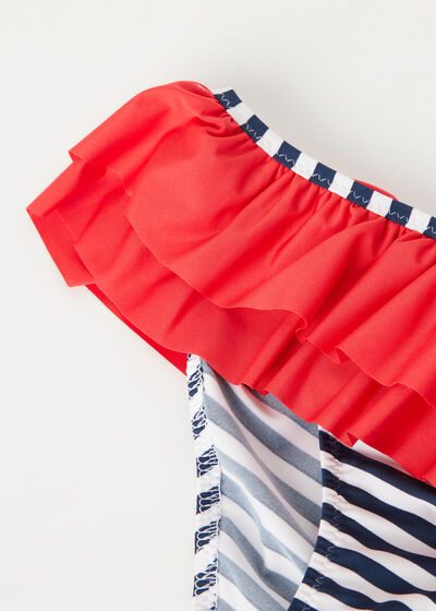 Dívčí kalhotky k plavkám Sailor Stripes