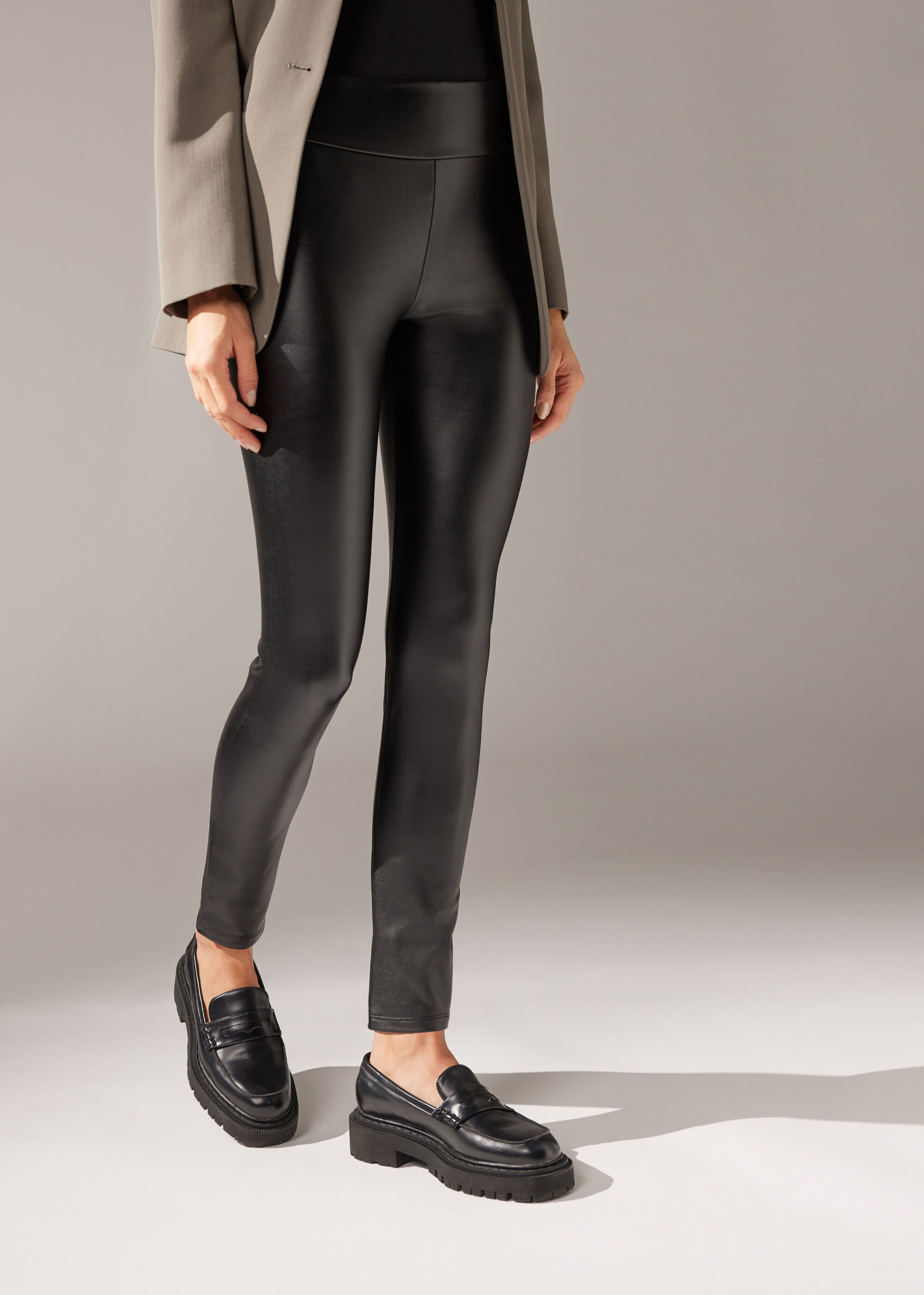 Leggings Efecto Piel Térmicos Leggings Calzedonia