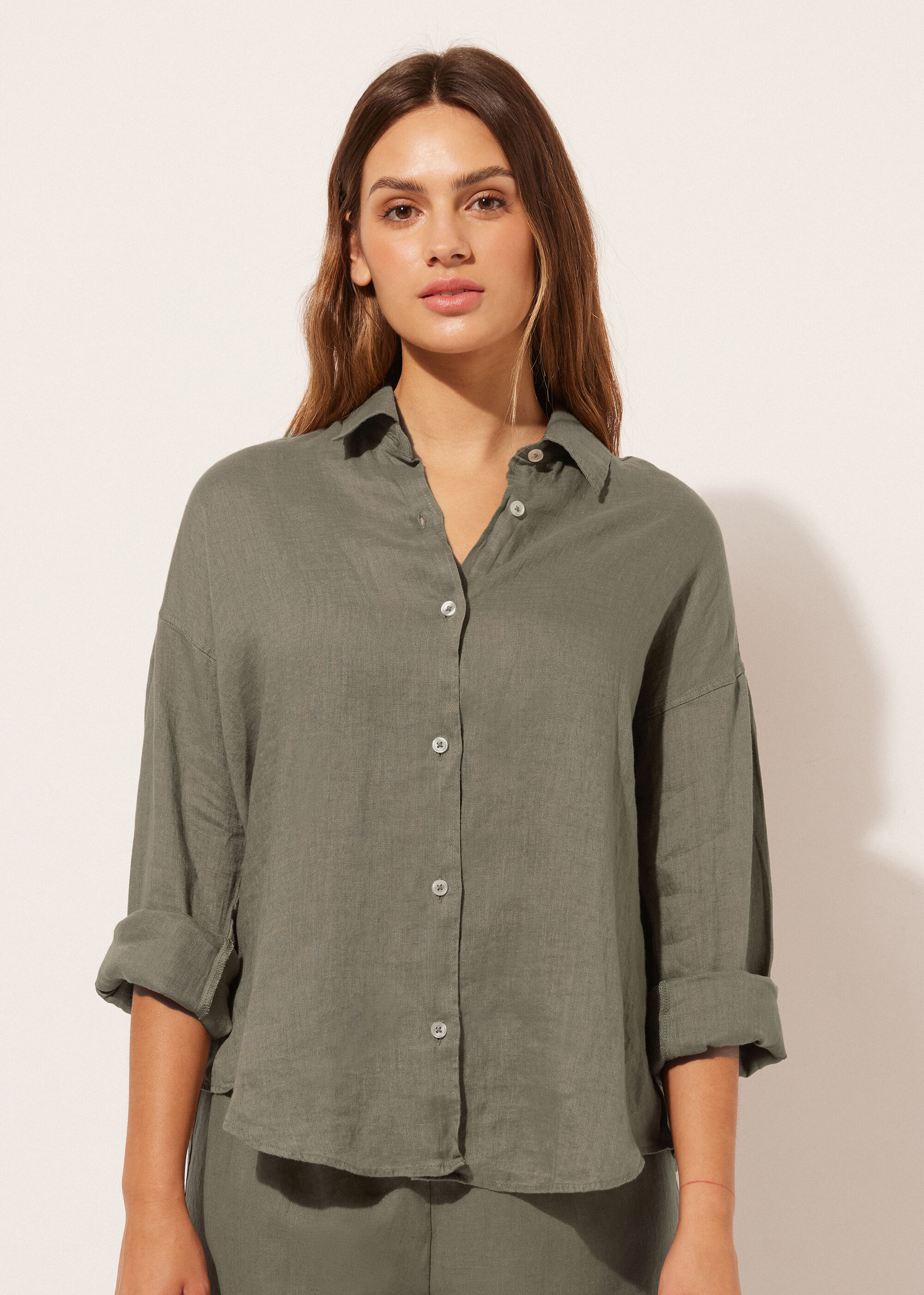 Short Linen Shirt