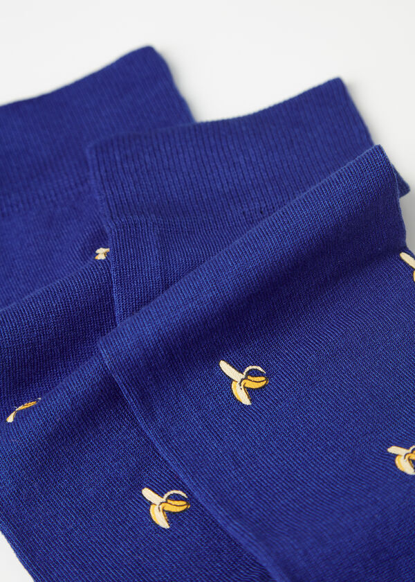 Chaussettes basses imprimé été pour homme