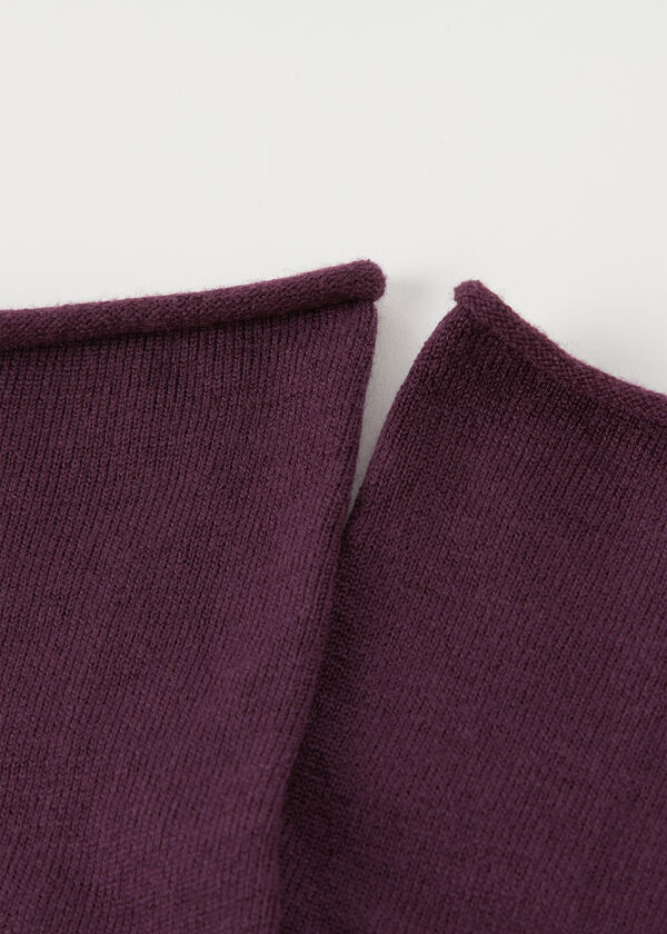 Korte sokken in wol en katoen