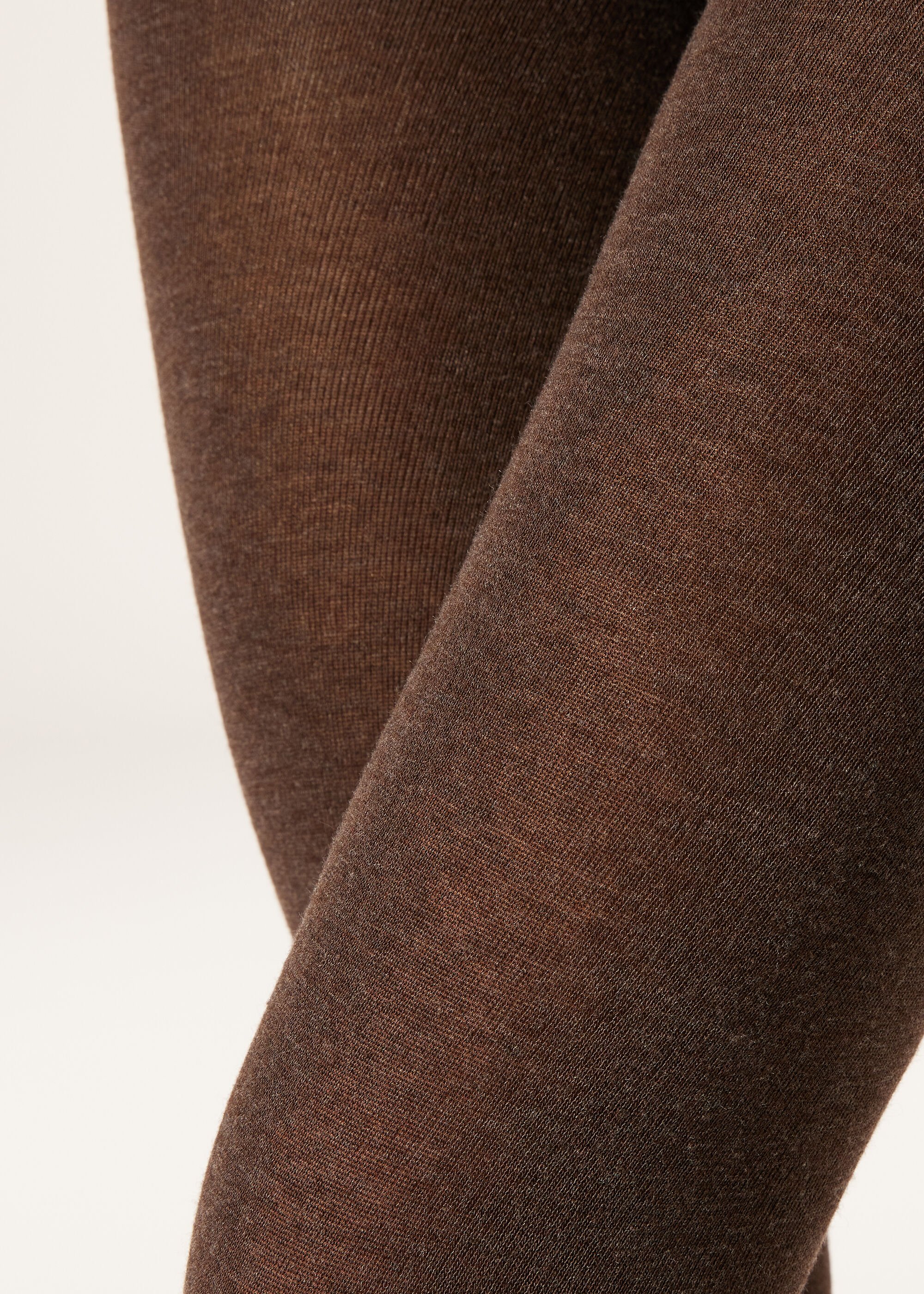 Strumpfhose aus weichem Modal-Kaschmir-Gemisch
