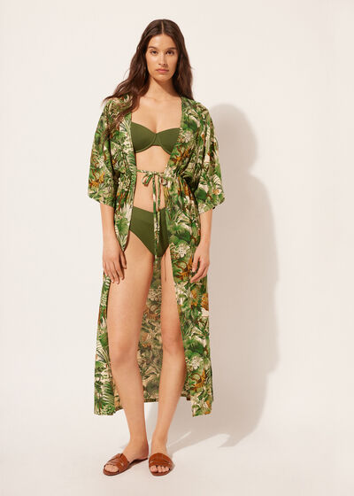 Dlouhé kimono Savage Tropics
