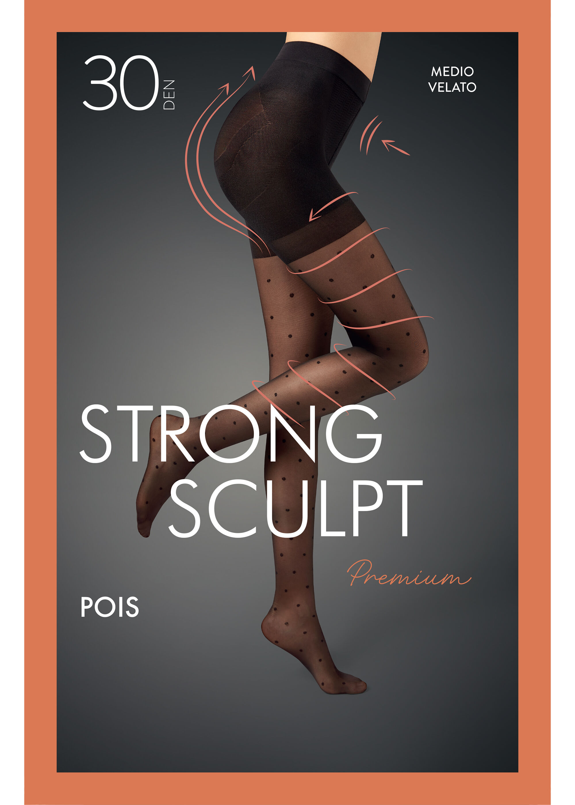 Polka Dot Total Shaper Tights