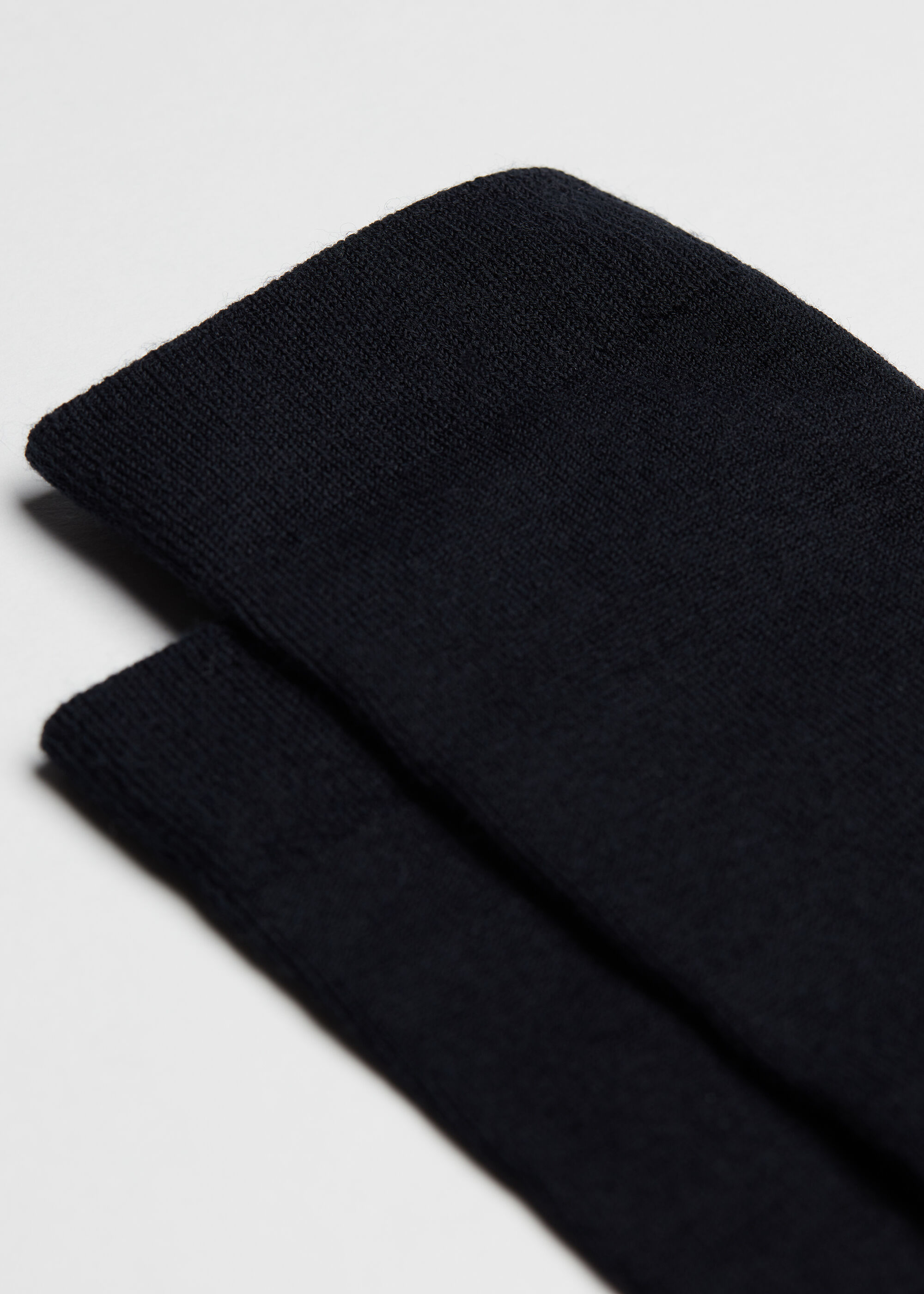 Chaussettes longues en laine et coton pour homme