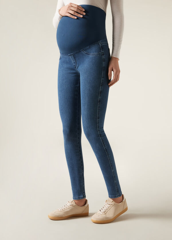 Denim Maternity Leggings