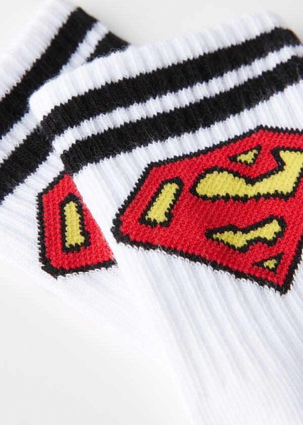 Superman Kısa Çocuk Çorabı