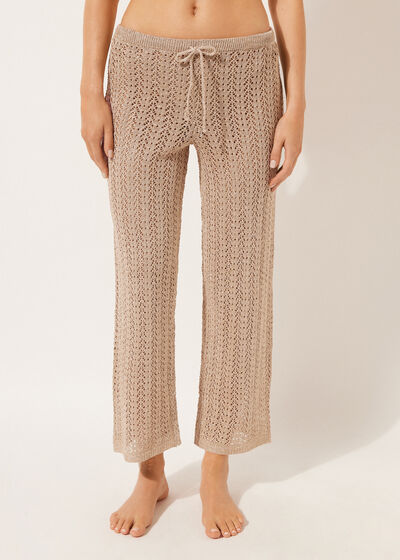 Lange Broek van Haakwerk Lamè
