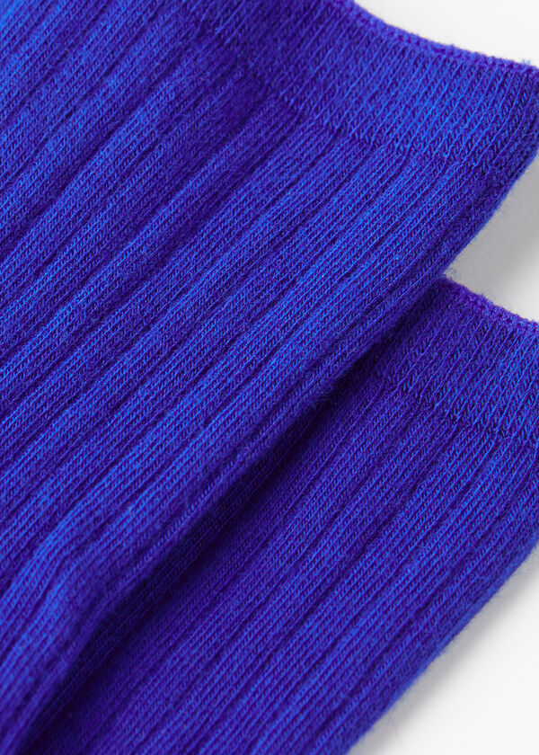 Kurze gerippte Socken