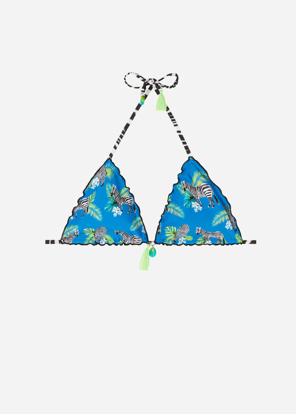 Dvostrani podstavljeni trokut bikini top Cancun