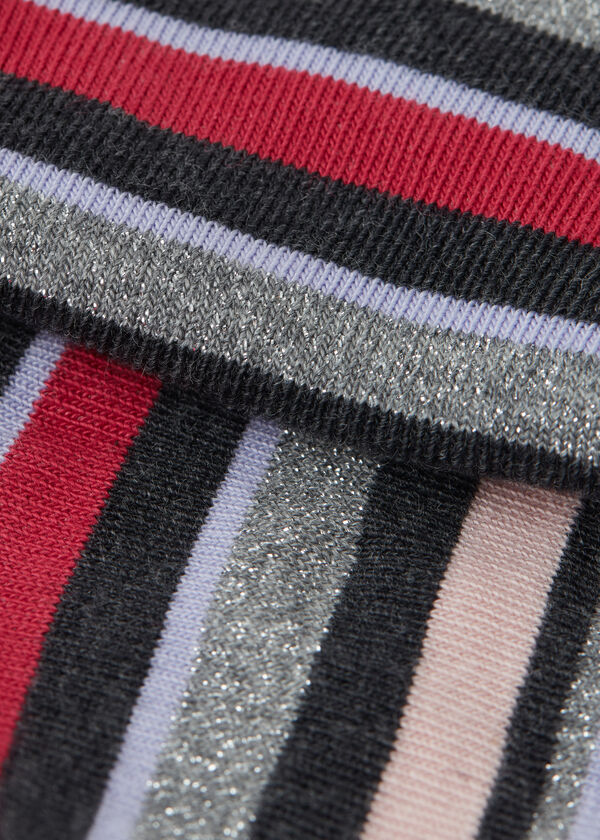 Chaussettes Courtes à Rayures pour Enfants