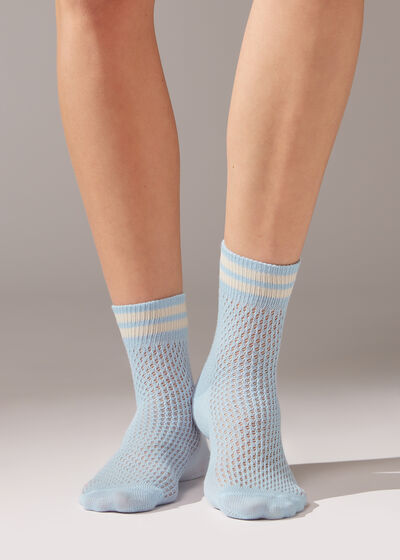 Kratke čarape s rupičastim uzorkom