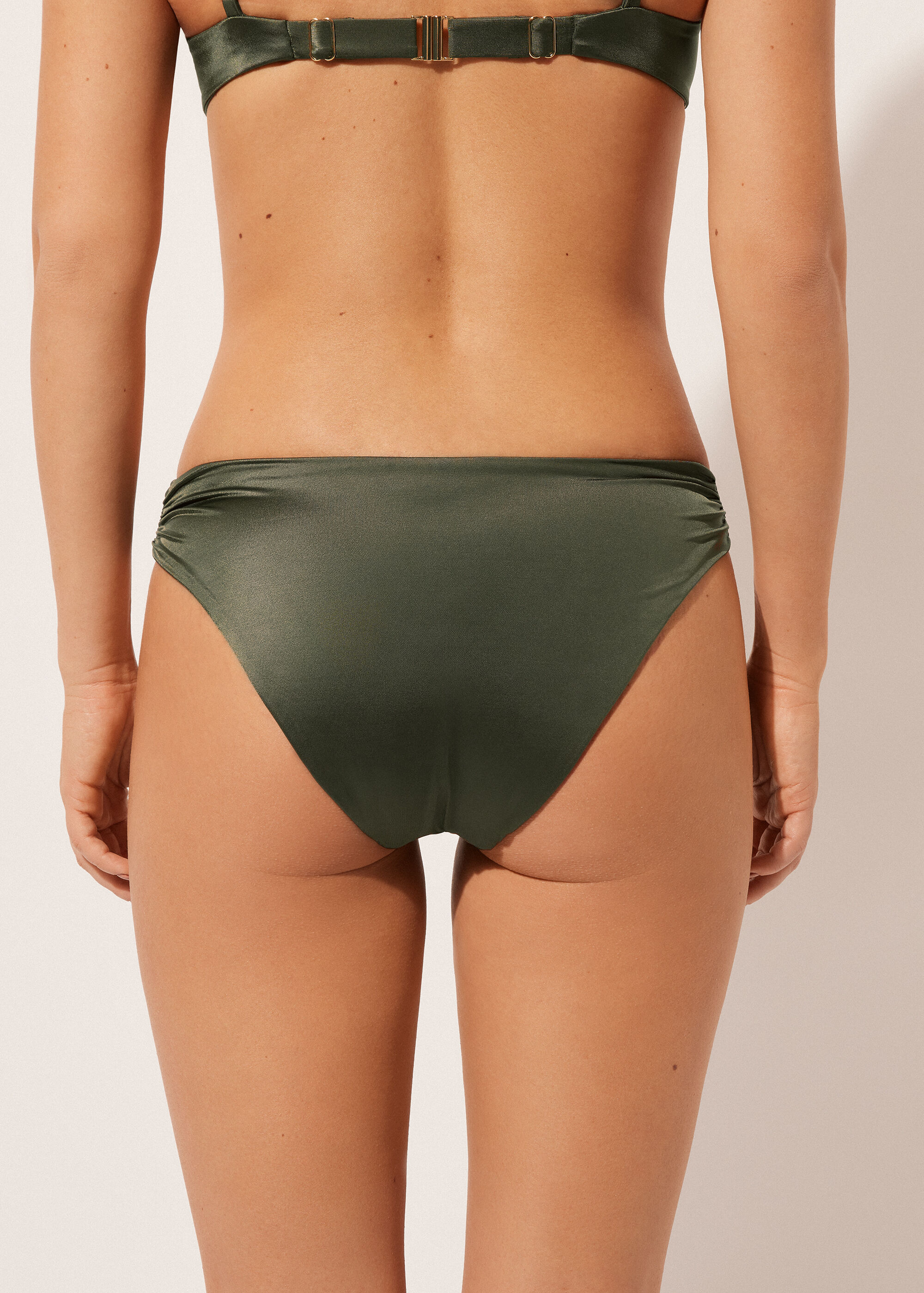 Bikini Bottoms Shiny Satin