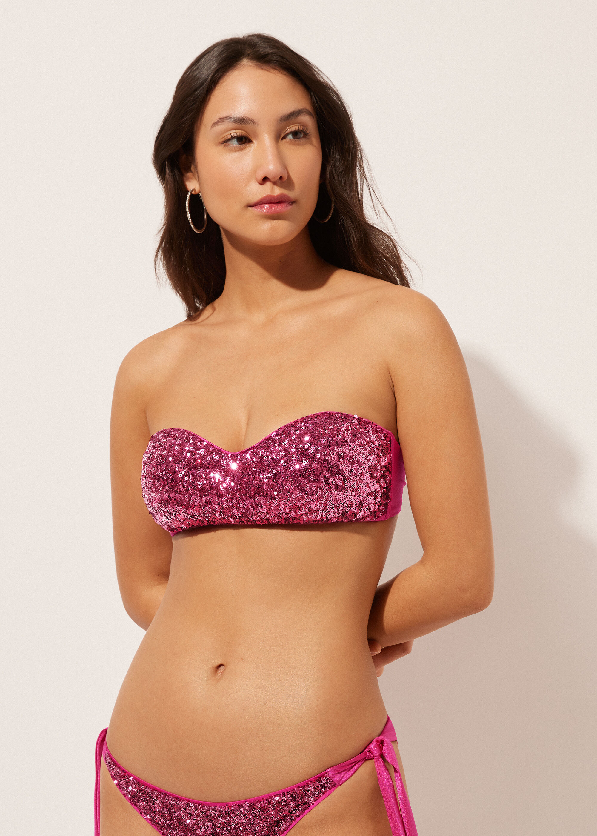 Zwempak Bandeau Voorgevormd Surface Royal