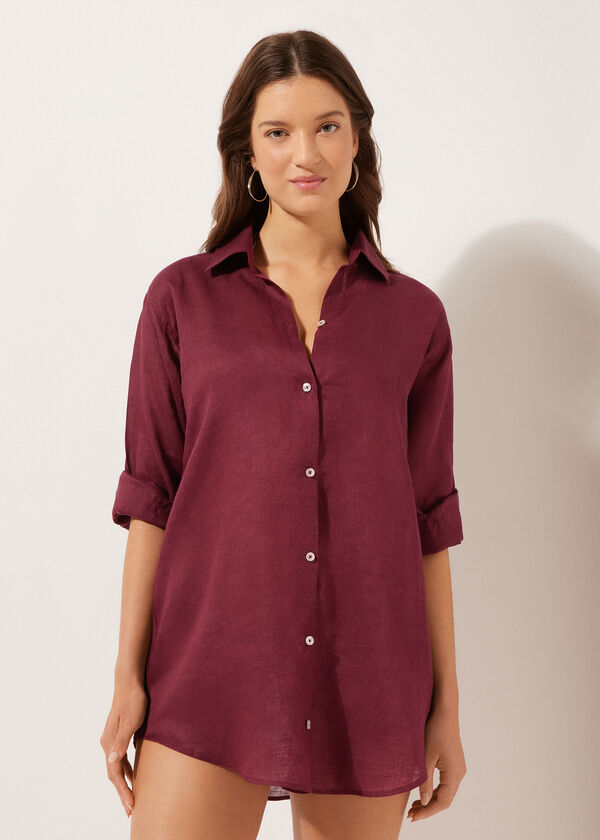 Linen Shirt Dress