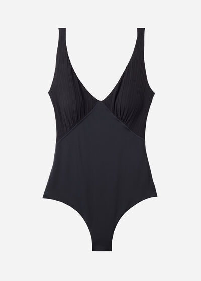 Padded One-Piece Shaping-Effect Swimsuit Pesaro