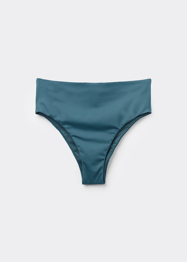 High-Waisted Brazilian Bikini Bottoms Scultura