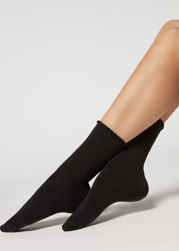 Long Thermal Cotton Socks - Long socks - Calzedonia