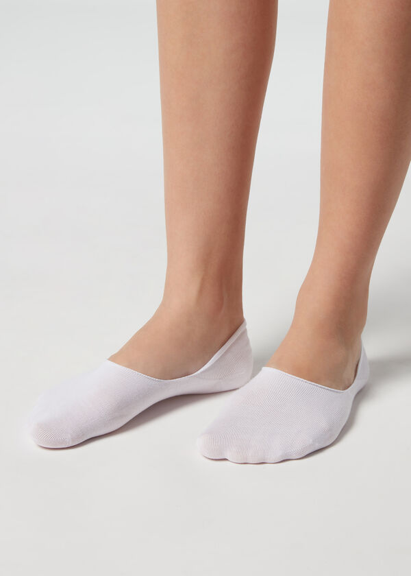 Calcetines invisibles unisex de algodón