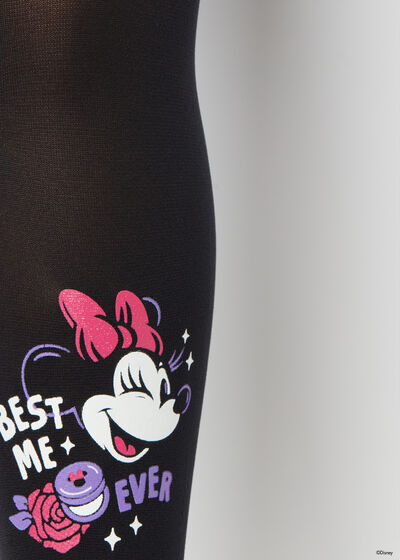 Girls’ Disney Minnie Print Tights