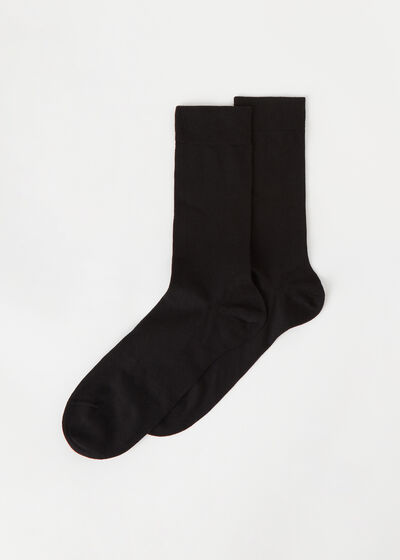 Chaussettes courtes en coton thermique pour homme