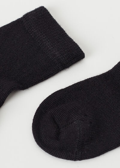 Kurze Socken mit Cashmere für Babys