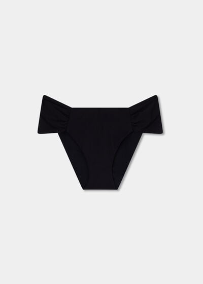 Badeslip mit Drapierung Premium Fit