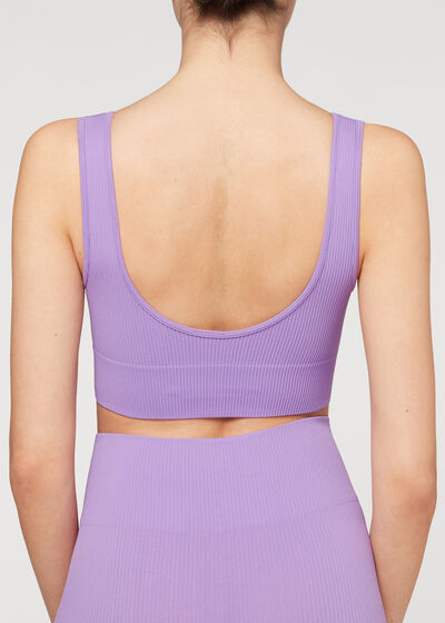 Ribbed Seamless Sport Top