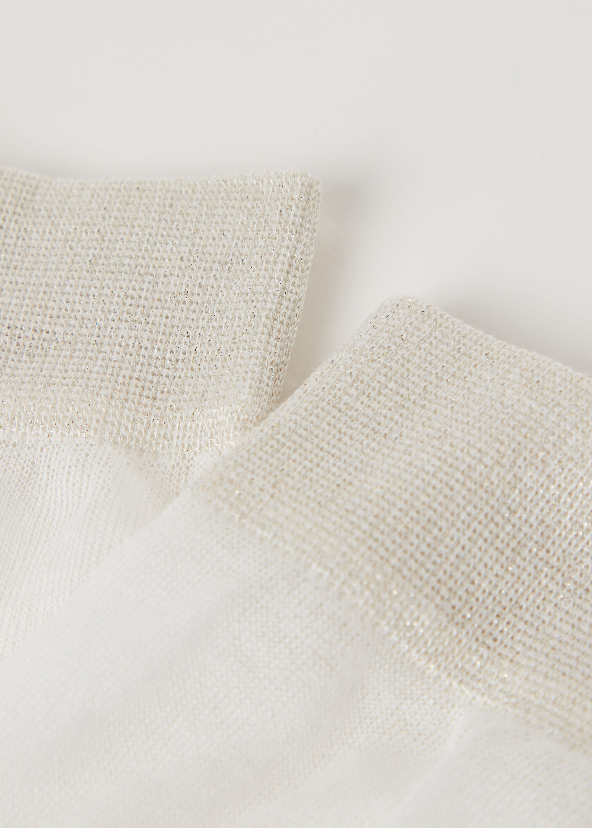 Kurze Socken mit Glitzerdetails
