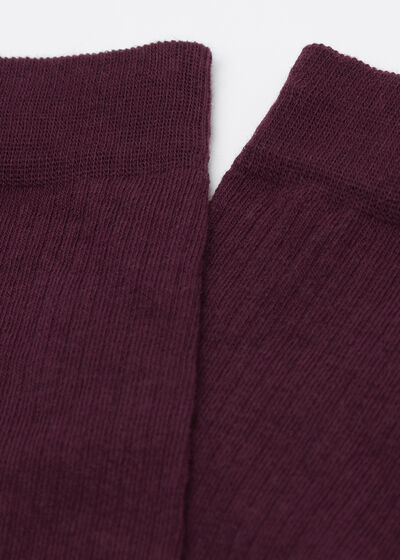 Ribbed Long Socks