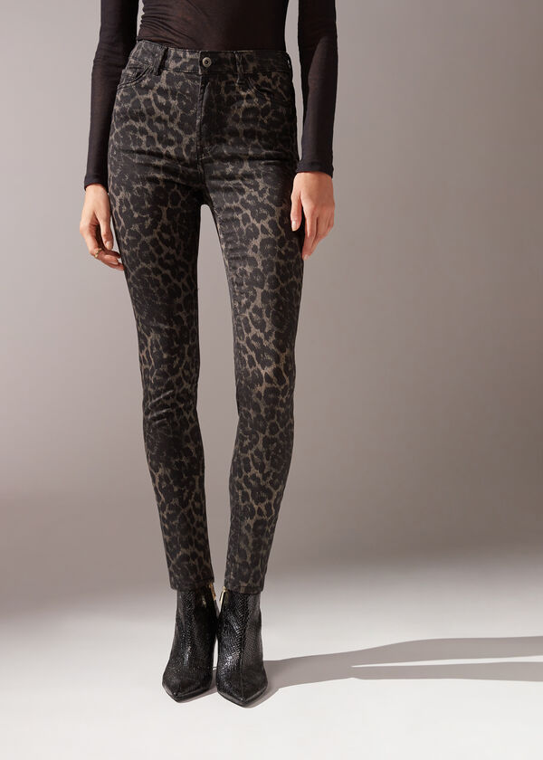 Jeans Push Up Skinny a Vita Alta