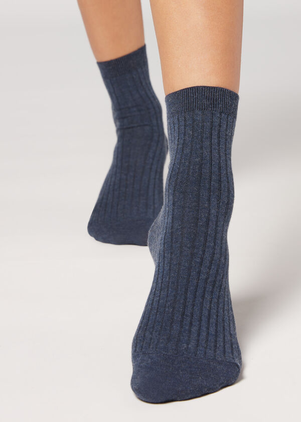 Calze Corte con Cashmere