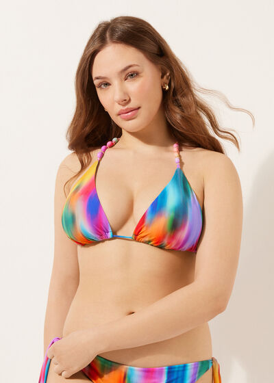 Triangel-Bikinioberteil Rainbow Shades