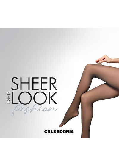 Sheer Effect Opaque Tights